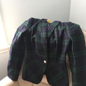 Banana republic green and navy blazer